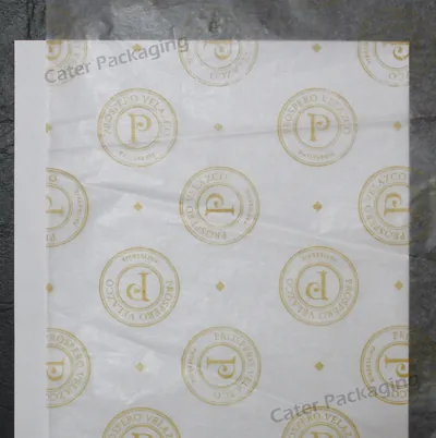 Papel parafinado impreso: Parafinado Prospero Velazco