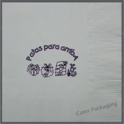 Servilleta de papel 33 × 33 cm: Patas para Arriba 33 x 33