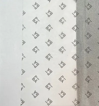 Papel parafinado impreso: PIBA