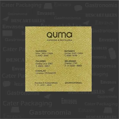 Servilleta de papel 18 × 18 cm: quma 2024 18 x 18