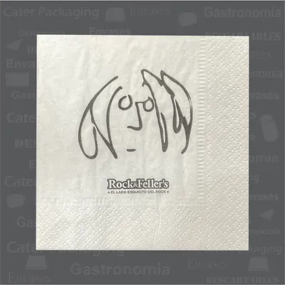 Servilleta de papel 24 × 24 cm: Rock&Feller 24x24 ( John Lennon)