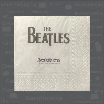 Servilleta de papel 24 × 24 cm: Rock&Feller 24x24 ( The Beatles Logo)
