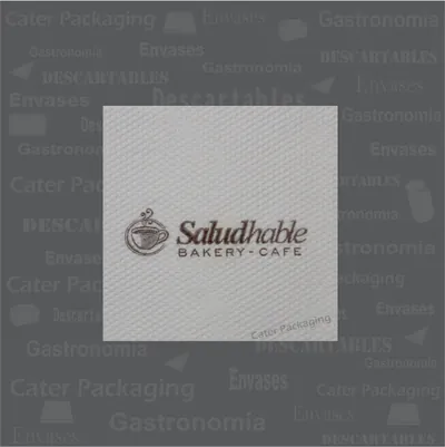 Servilleta de papel 18 × 18 cm: Saludhable 18 x 18