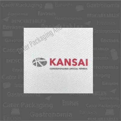 Servilleta de papel 18 × 18 cm: Servilletas 18x18 Tissue Kansai Toyota