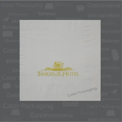 Servilleta de papel 24 × 24 cm: Tango Hotel 24 x 24