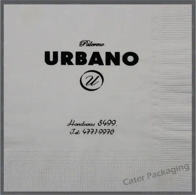 Servilleta de papel 33 × 33 cm: Urbano 33 x 33