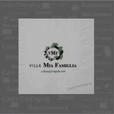 Servilleta de papel 24 × 24 cm: Villa Mia Famiglia 24 x 24